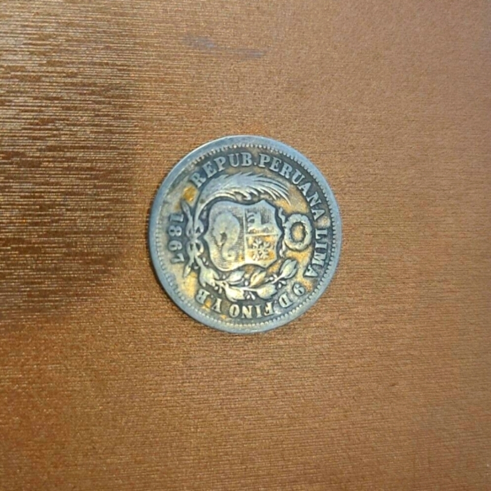 Silver 1800-1900s Peruvian coins